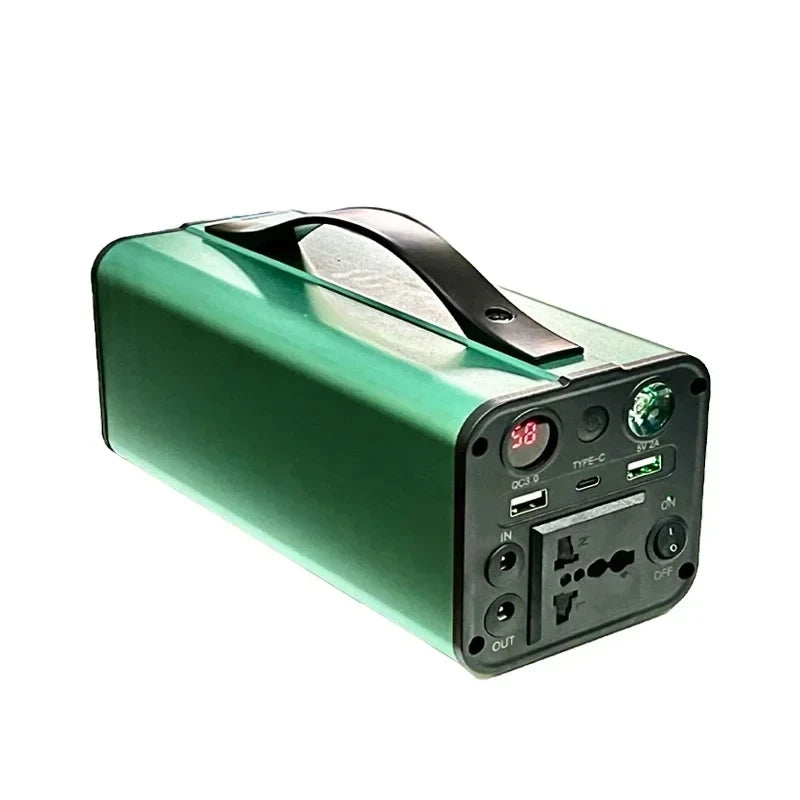 68000mAh Solar Generator Power Supply Station 250W Portable Auxiliary Battery Power Bank Inverter USB C PD for Outdoor Camping