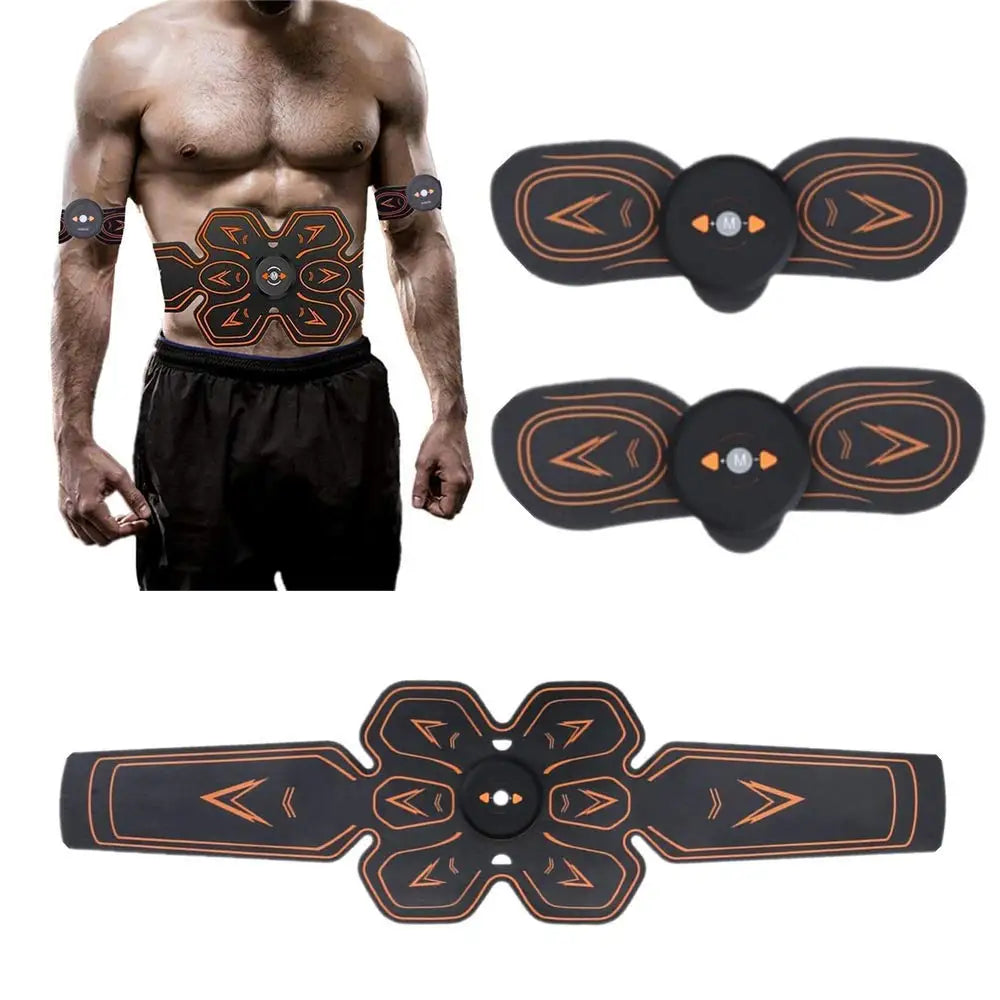 ABS Stimulator Muscle Toner Abdominal Toning Belt Home Gym Fitness Trainer USB Charging Electrostimulator Electro Stimulateur