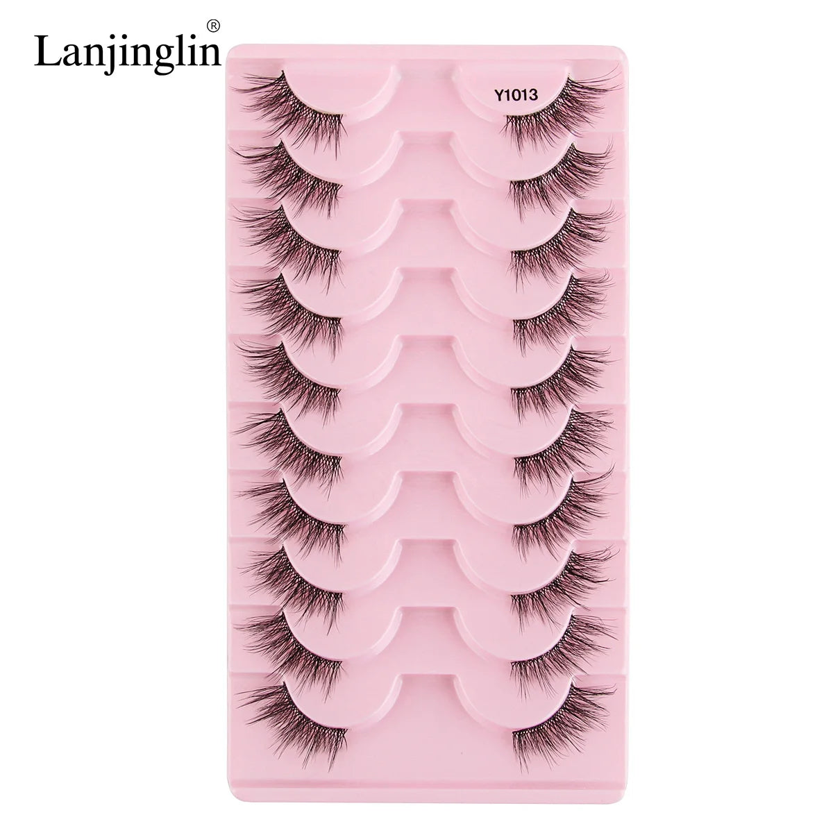 False Eyelashes 3/5/10 Pairs Half Lashes Cat Eye Natural Look Faux Cils Wispy 3d Mink Eyelashes Extension Make up Tools Cílios