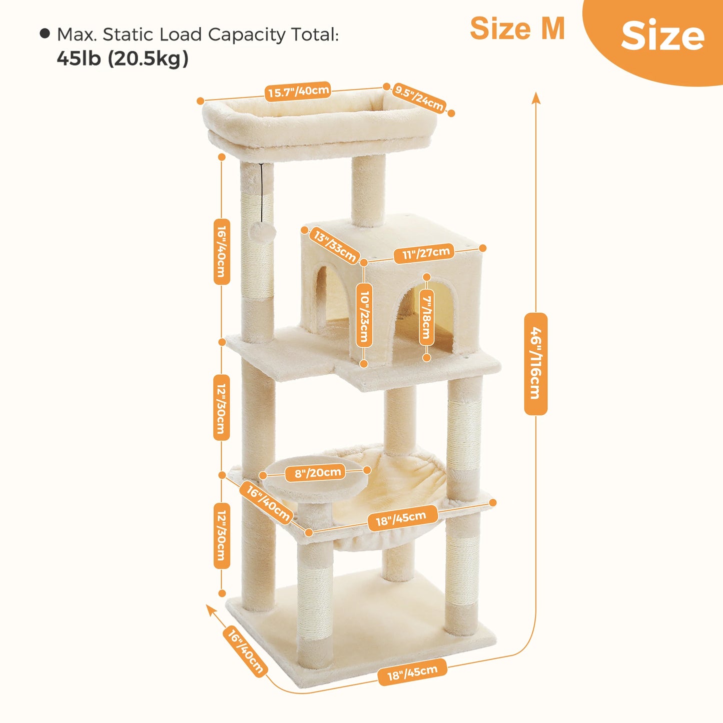 Luxury Cat Tree House Tower with Cabinet Solid Wood Cat Tree Posting Toy Multi-Level Kitten Cat Condo rascador gato arbre à chat