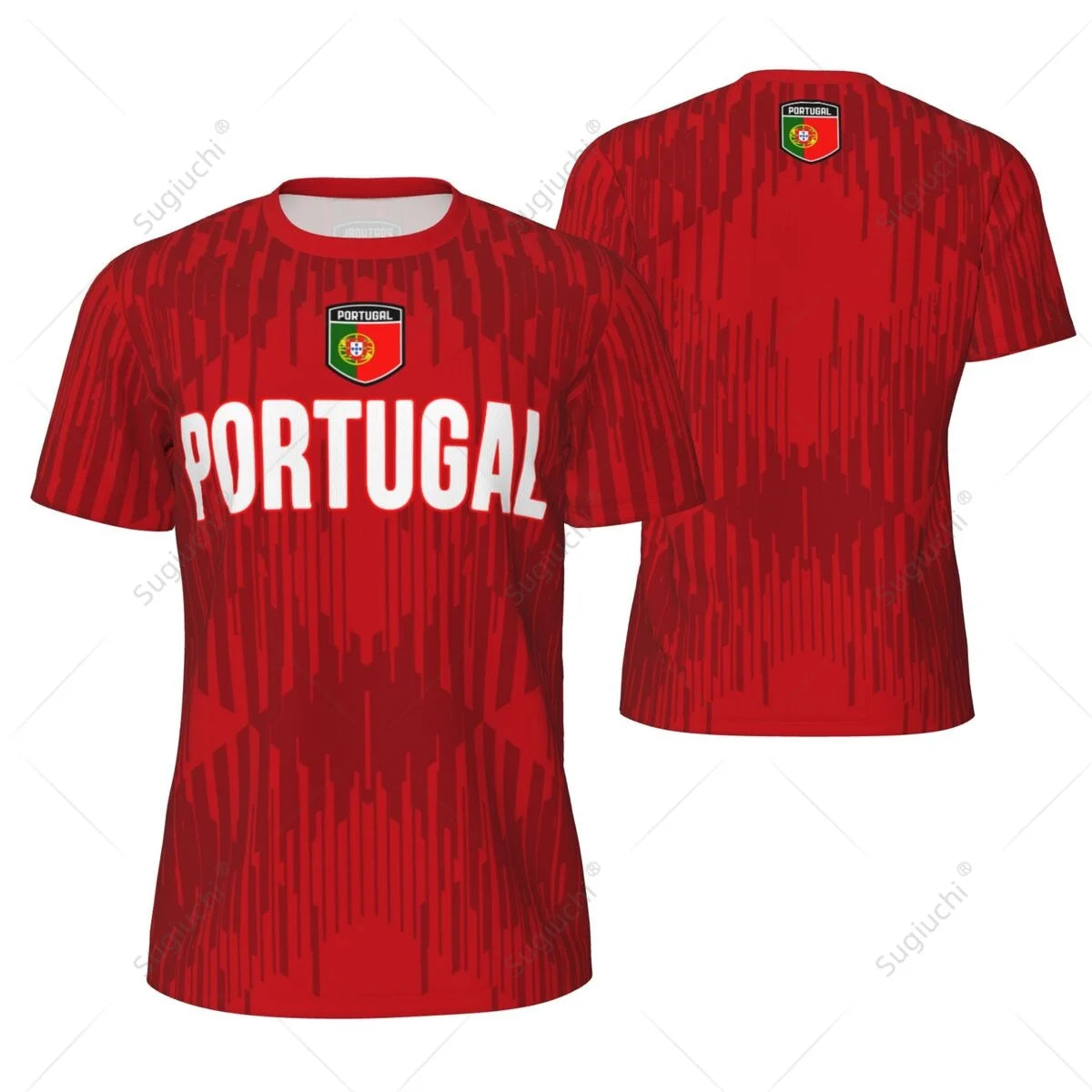 Sports Mesh T-shirt Portugal Flag For Running Bike Soccer Tennis Football Fitness Tees 3D Printed Custom shirt foot pas cher