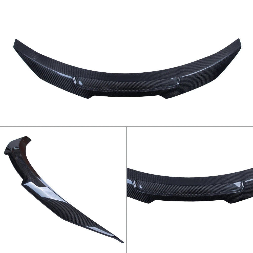 For Infiniti Q60 Q60S Coupe PSM Style Carbon fiber Rear Spoiler Trunk wing 2013-2024