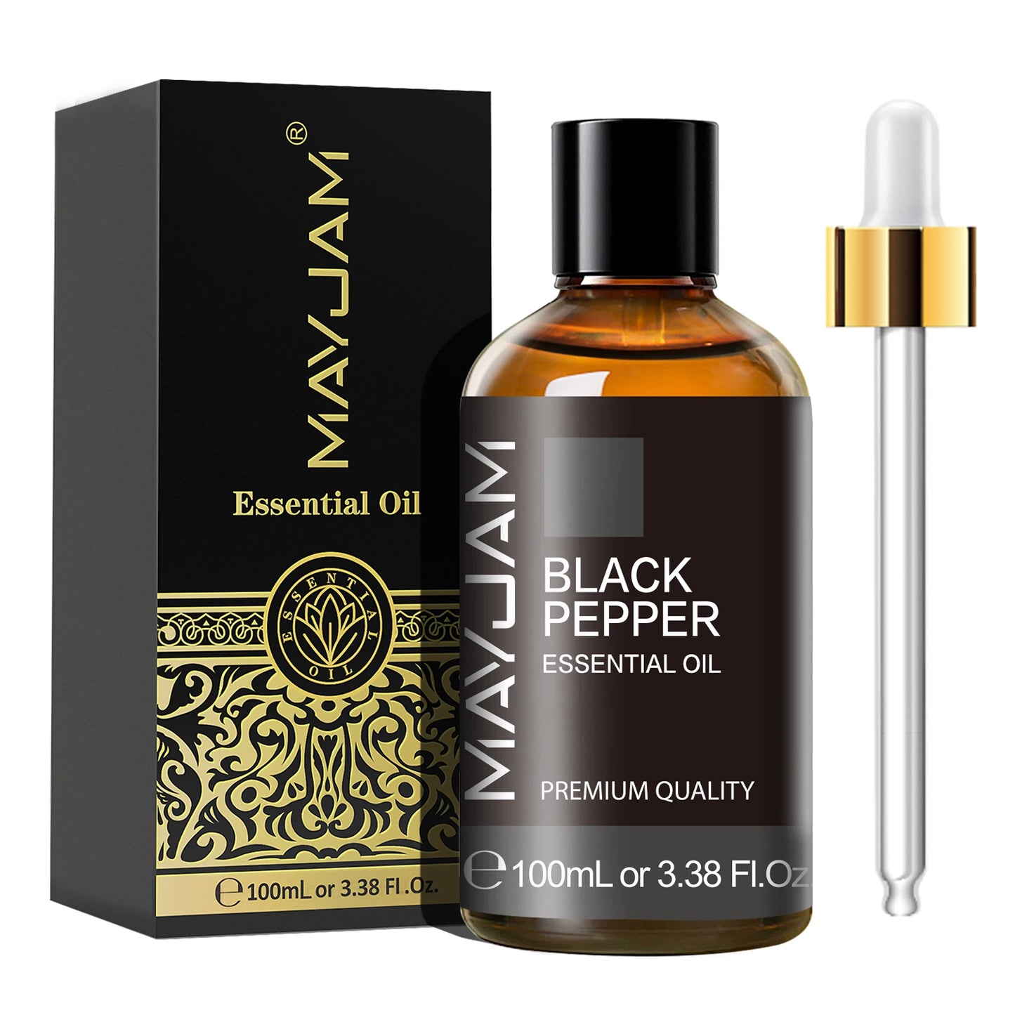 MAYJAM 1 Piece 100ML Pure Natural Plants Essential Oil For Humidifiers Aromatic Diffuser Vanilla Lavender Mint Bergamot Rose