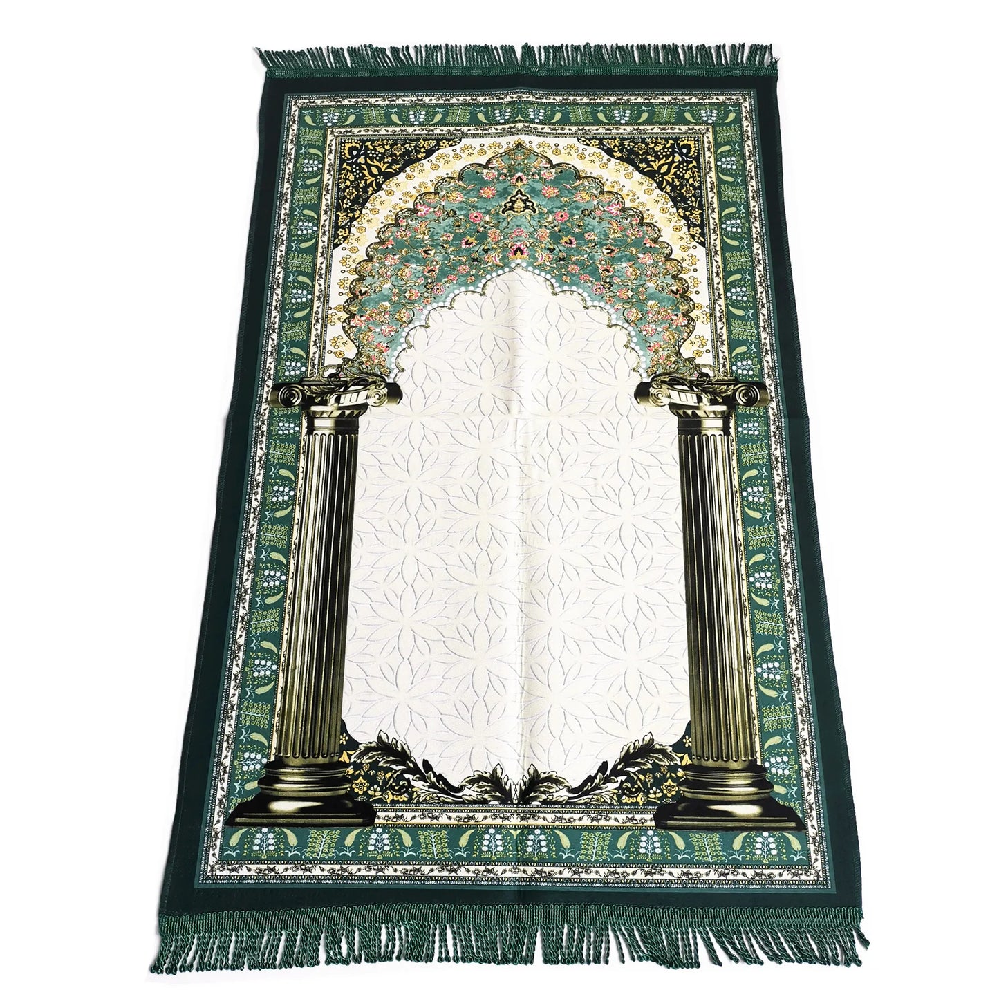 Islam Portable Prayer Rug Muslim Prayer Mat Arabic Hajji Sejadah Janamaz Tapis prière ramadan70x110cm