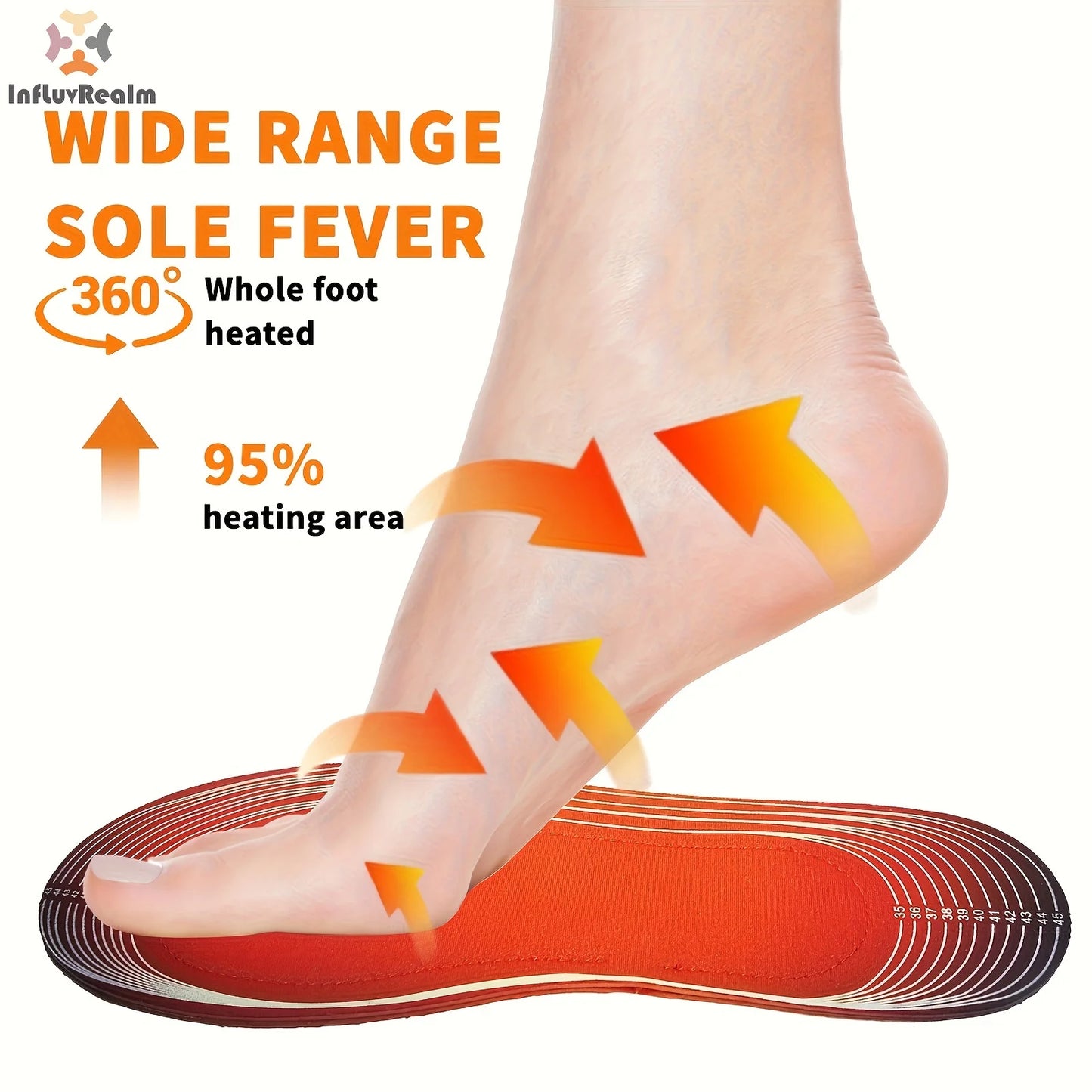 Winter Electric Heated Insoles USB Heating Feet Warmer Thermal Shoes Sock Pad Heated Insoles Washable Warmer Sock Heating Pad