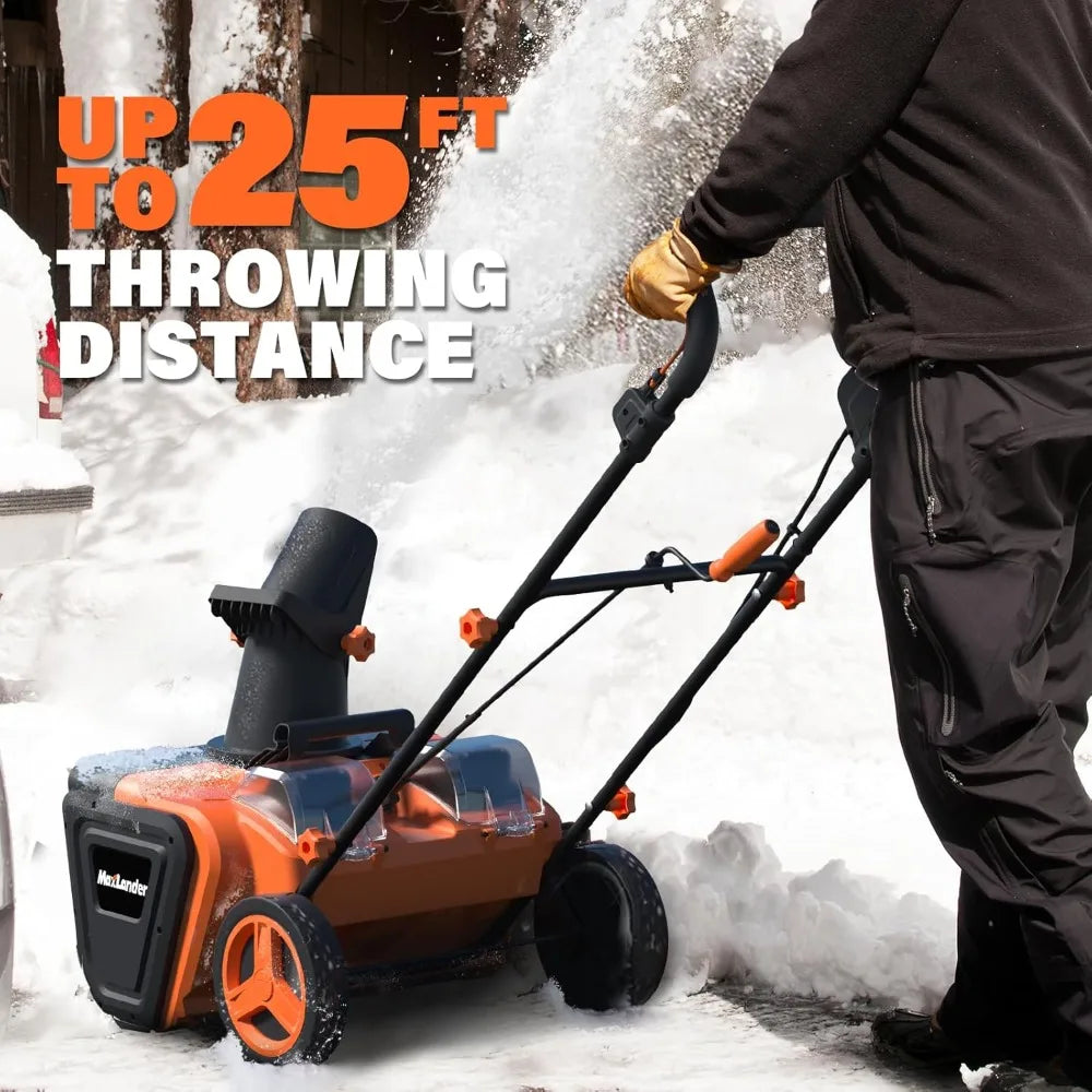 Snow Blower Cordless,40V 20-Inch Brushless Cordless Snow Blower with Dual LED Lights, 180° Rotating Chute,Blower Battery Powered