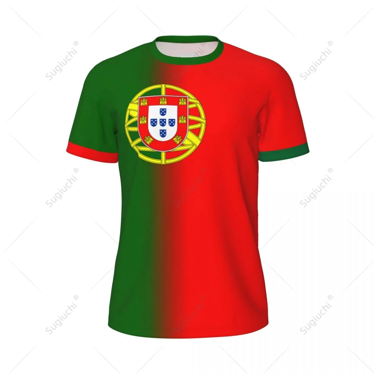 Sports Mesh T-shirt Portugal Flag For Running Bike Soccer Tennis Football Fitness Tees 3D Printed Custom shirt foot pas cher