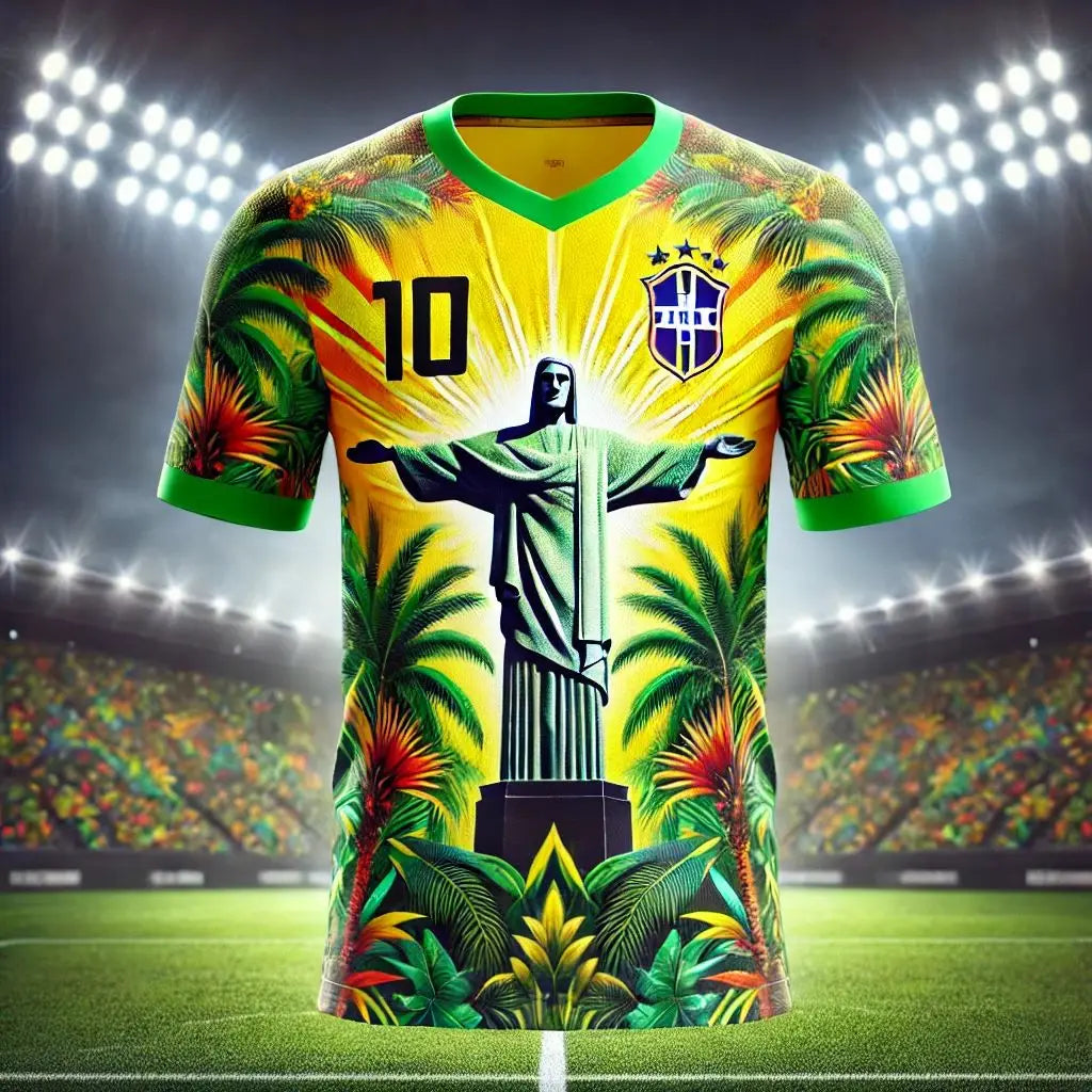 2024 Brazil Special Edition Football Jersey Men's Summer Outdoor Sports Clothing Women Men Fans Tee Casual Breathable Sweatshirt