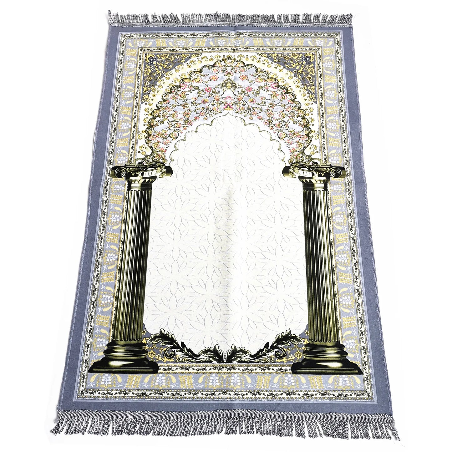 Islam Portable Prayer Rug Muslim Prayer Mat Arabic Hajji Sejadah Janamaz Tapis prière ramadan70x110cm