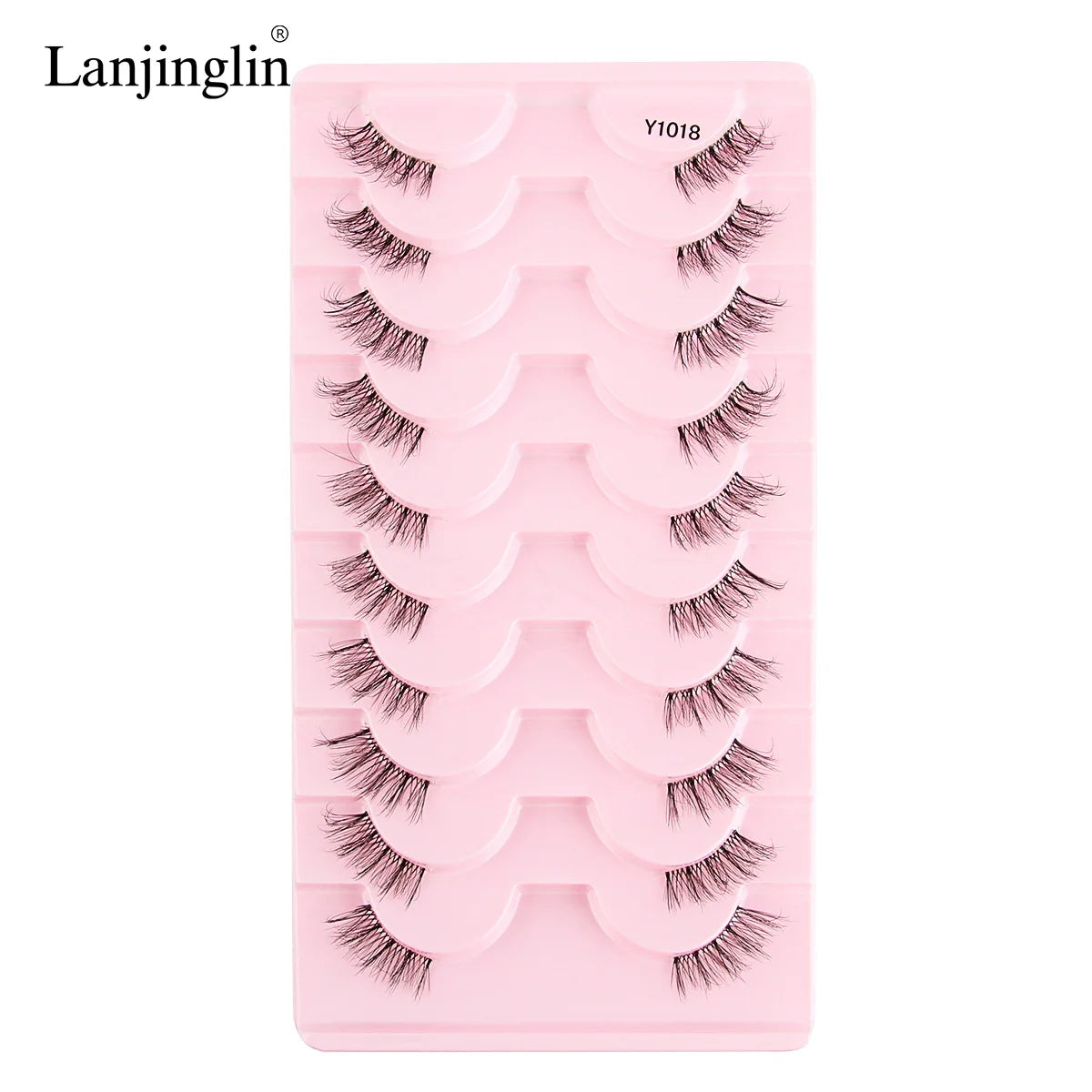 False Eyelashes 3/5/10 Pairs Half Lashes Cat Eye Natural Look Faux Cils Wispy 3d Mink Eyelashes Extension Make up Tools Cílios