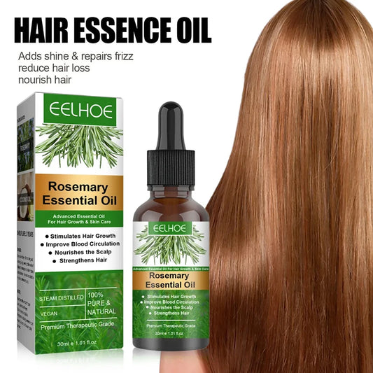 Rosemary Hair Care Essential Oil Moisturizes Nourish The Scalp Soft Glossy Prevent Hair Dryness Split Organic Hair Care Products