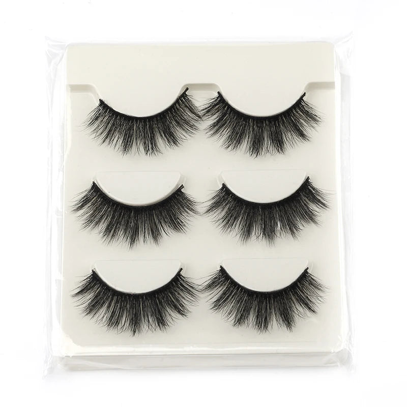 False Eyelashes 3/5/10 Pairs Half Lashes Cat Eye Natural Look Faux Cils Wispy 3d Mink Eyelashes Extension Make up Tools Cílios