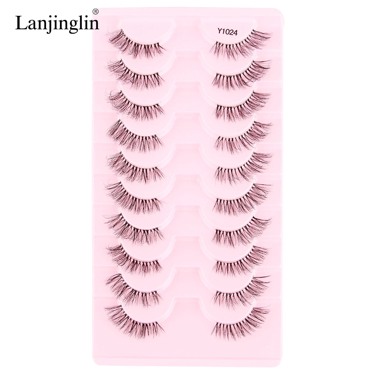 False Eyelashes 3/5/10 Pairs Half Lashes Cat Eye Natural Look Faux Cils Wispy 3d Mink Eyelashes Extension Make up Tools Cílios