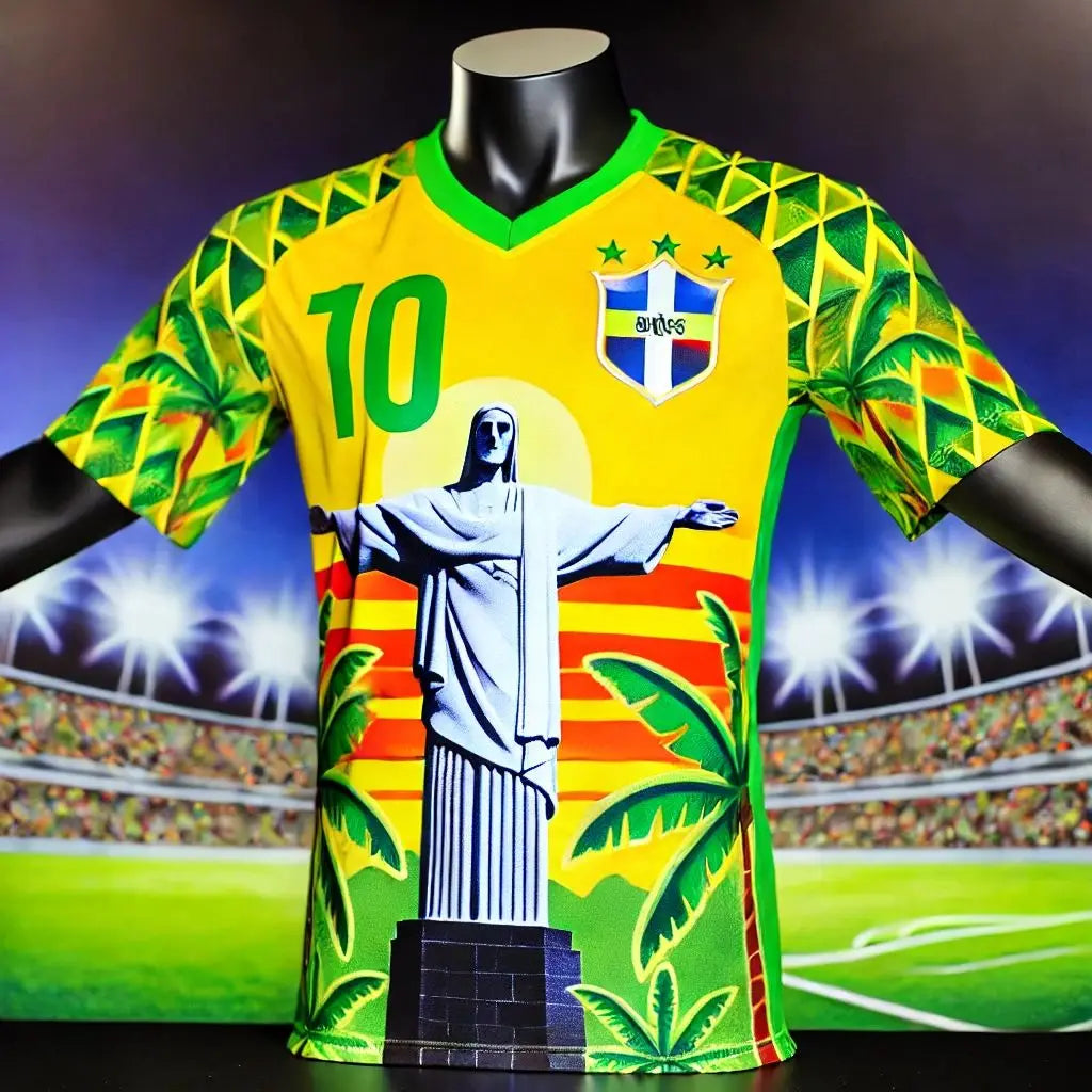 2024 Brazil Special Edition Football Jersey Men's Summer Outdoor Sports Clothing Women Men Fans Tee Casual Breathable Sweatshirt