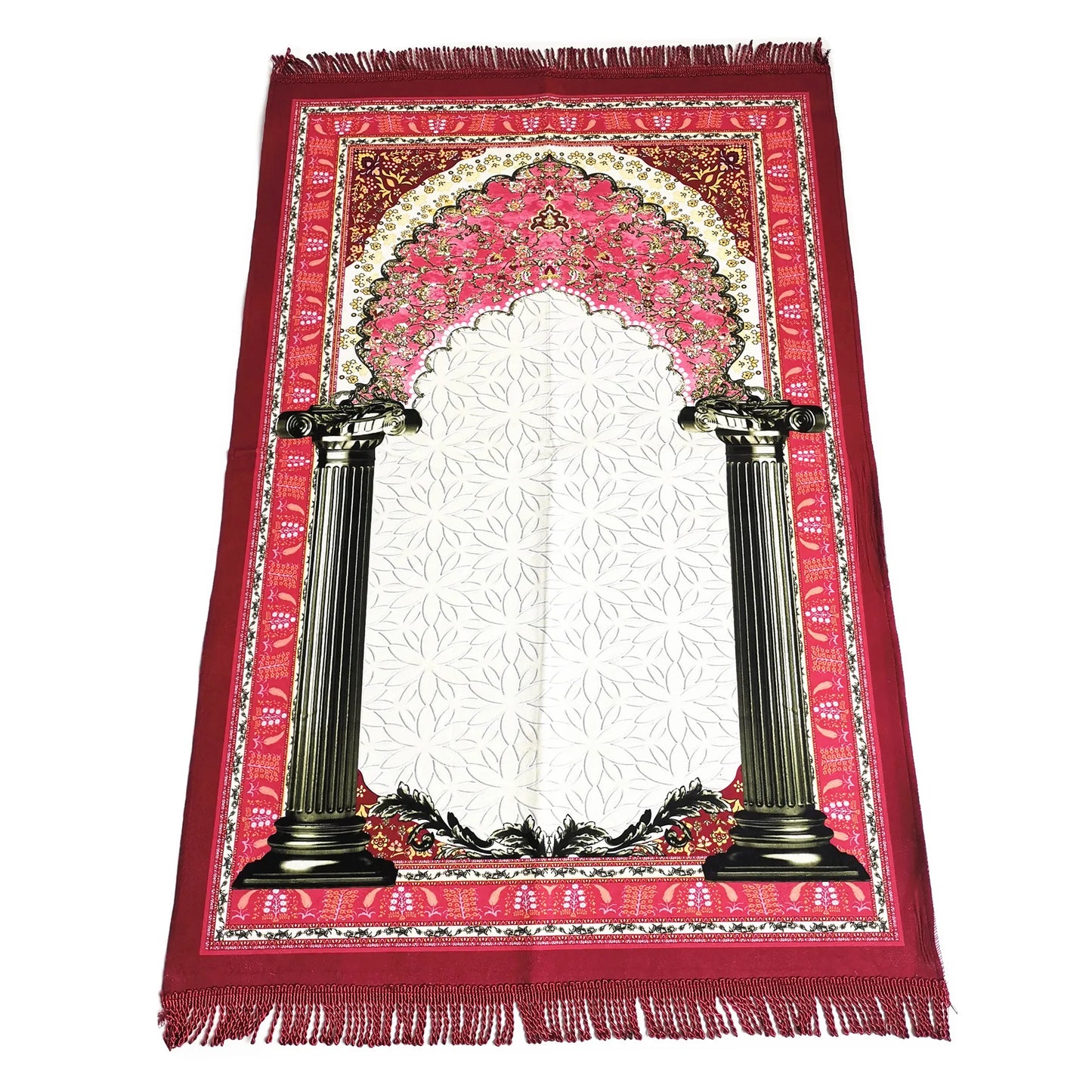 Islam Portable Prayer Rug Muslim Prayer Mat Arabic Hajji Sejadah Janamaz Tapis prière ramadan70x110cm