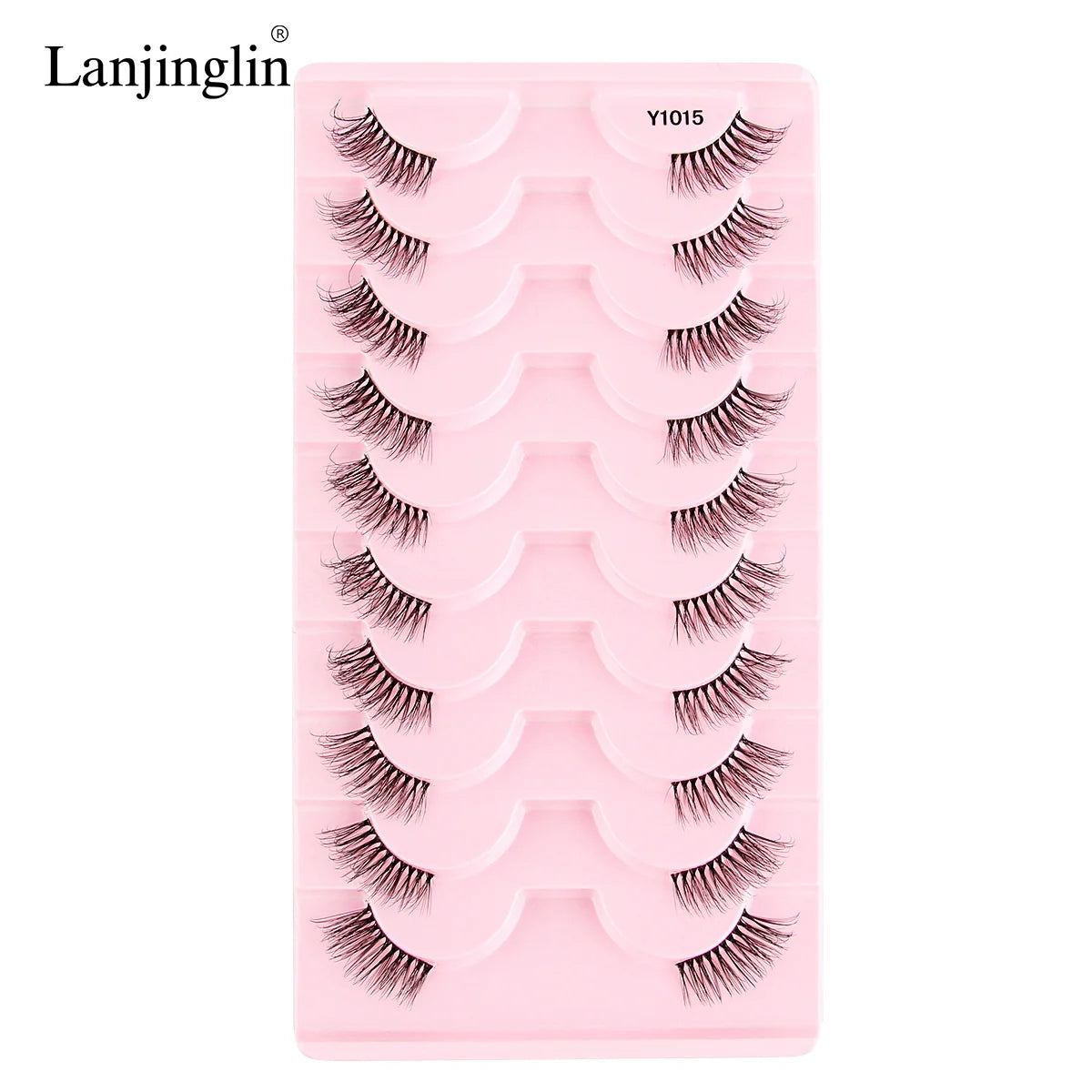 False Eyelashes 3/5/10 Pairs Half Lashes Cat Eye Natural Look Faux Cils Wispy 3d Mink Eyelashes Extension Make up Tools Cílios