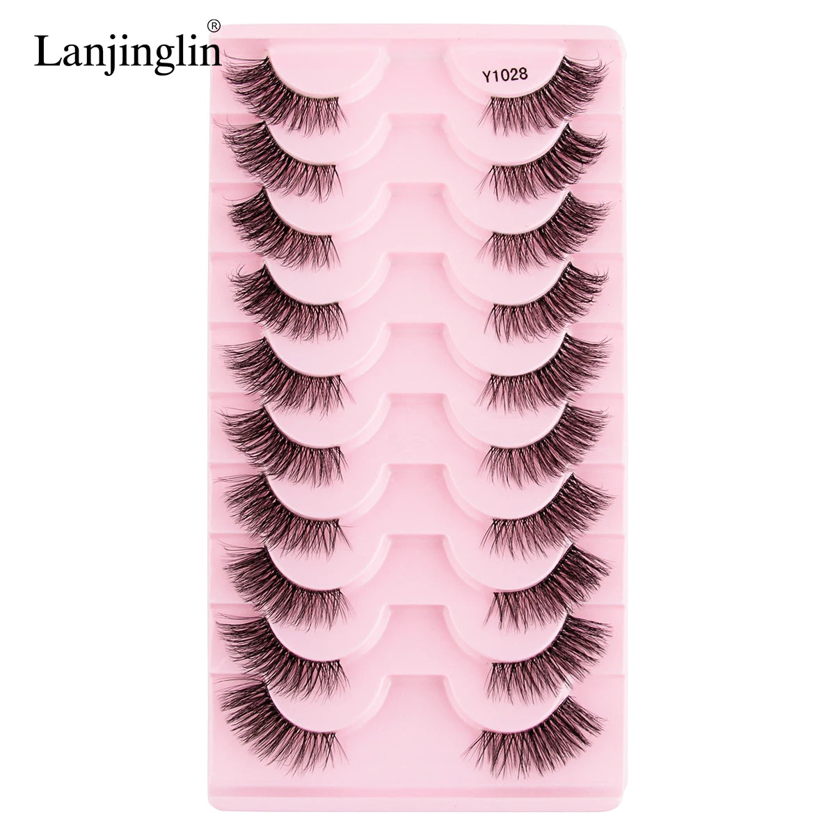 False Eyelashes 3/5/10 Pairs Half Lashes Cat Eye Natural Look Faux Cils Wispy 3d Mink Eyelashes Extension Make up Tools Cílios