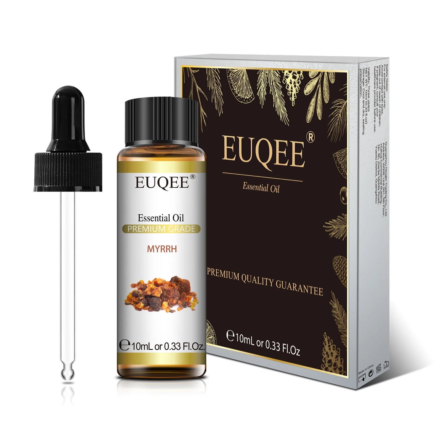 EUQEE 10ml Oregano Vetiver Essential Oil For Humidifier Candle Making Myrrh Ginger Helichrysum Lemon Eucalyptus Aroma Oils