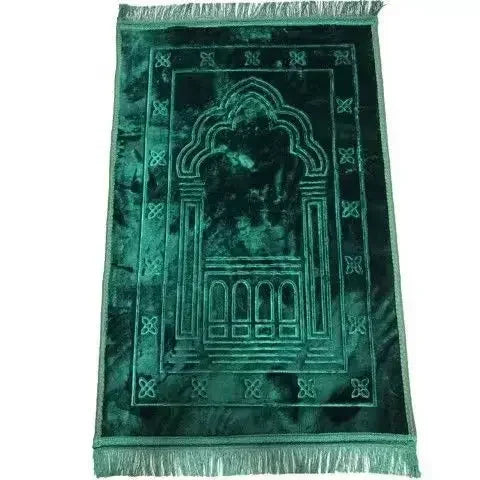 Prayer Rug Embroidery Islamic Muslim Tassel Tapestry Decoration Eid Gift Super Soft Thin Prayer Mat