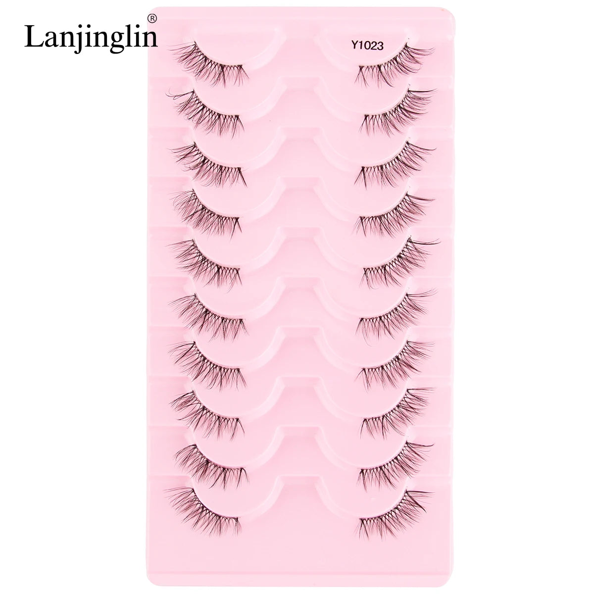 False Eyelashes 3/5/10 Pairs Half Lashes Cat Eye Natural Look Faux Cils Wispy 3d Mink Eyelashes Extension Make up Tools Cílios