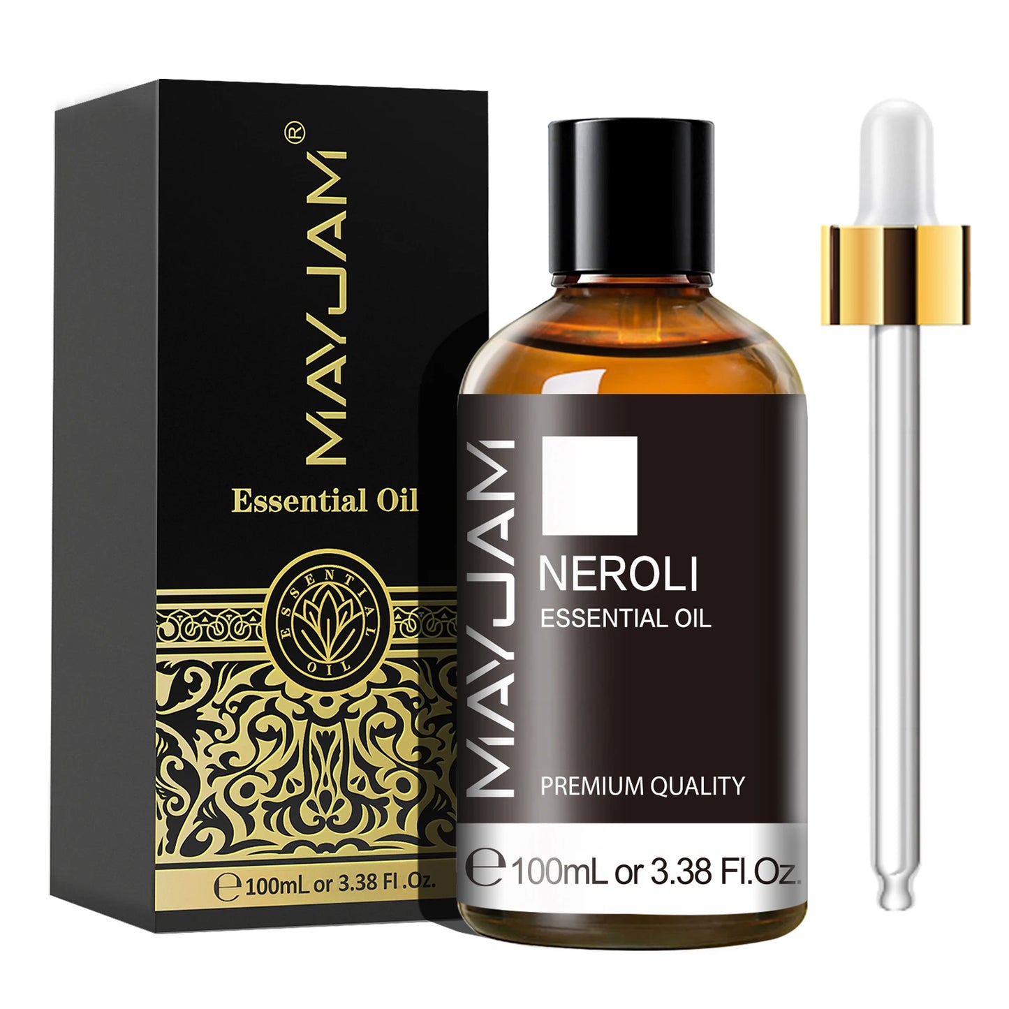 MAYJAM 1 Piece 100ML Pure Natural Plants Essential Oil For Humidifiers Aromatic Diffuser Vanilla Lavender Mint Bergamot Rose