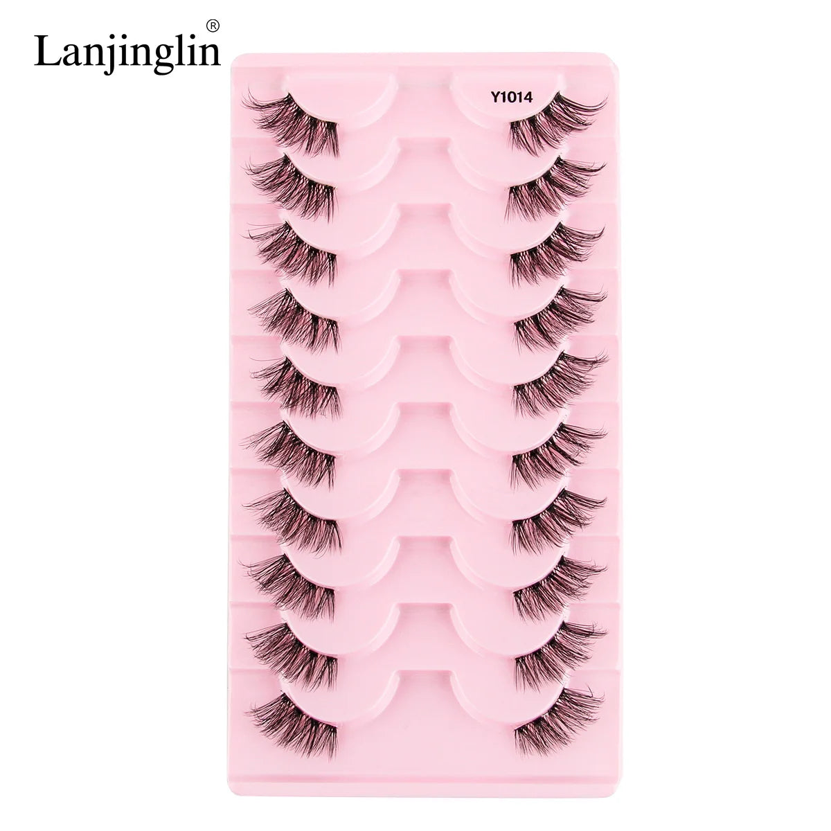 False Eyelashes 3/5/10 Pairs Half Lashes Cat Eye Natural Look Faux Cils Wispy 3d Mink Eyelashes Extension Make up Tools Cílios