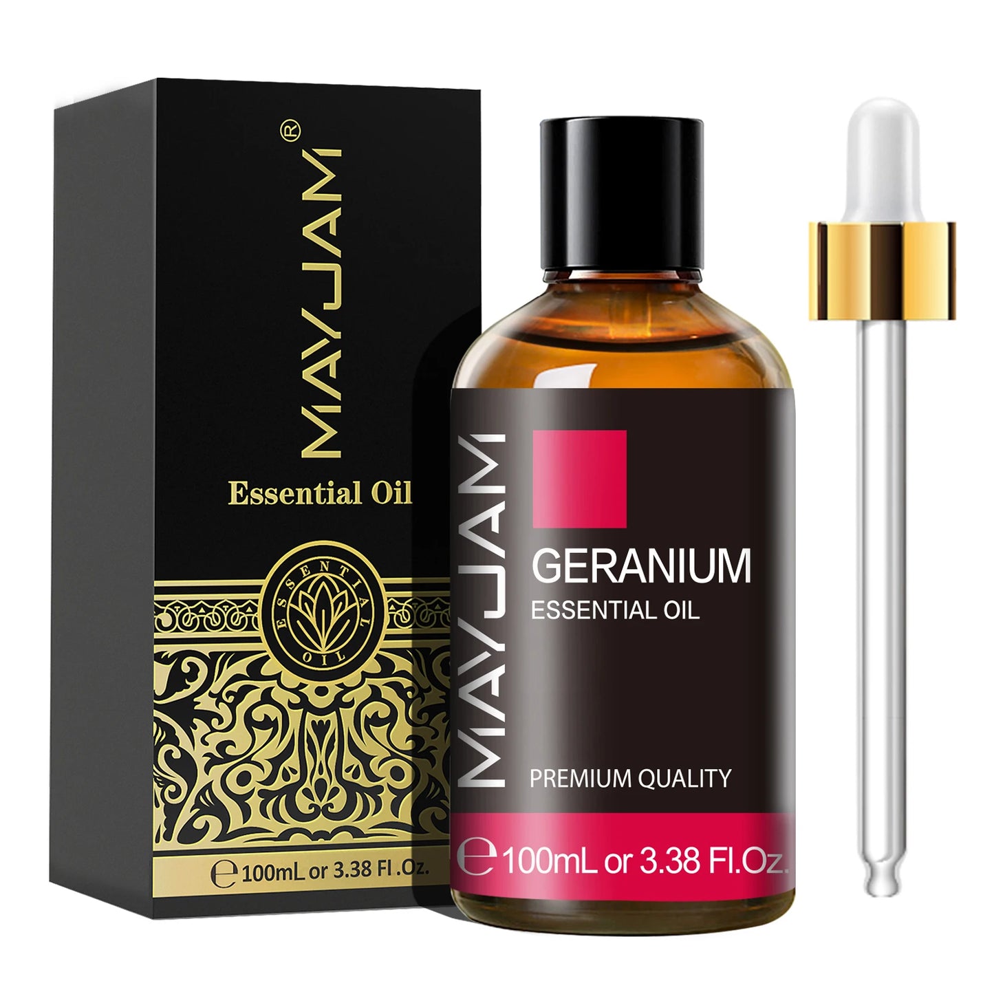 MAYJAM 1 Piece 100ML Pure Natural Plants Essential Oil For Humidifiers Aromatic Diffuser Vanilla Lavender Mint Bergamot Rose