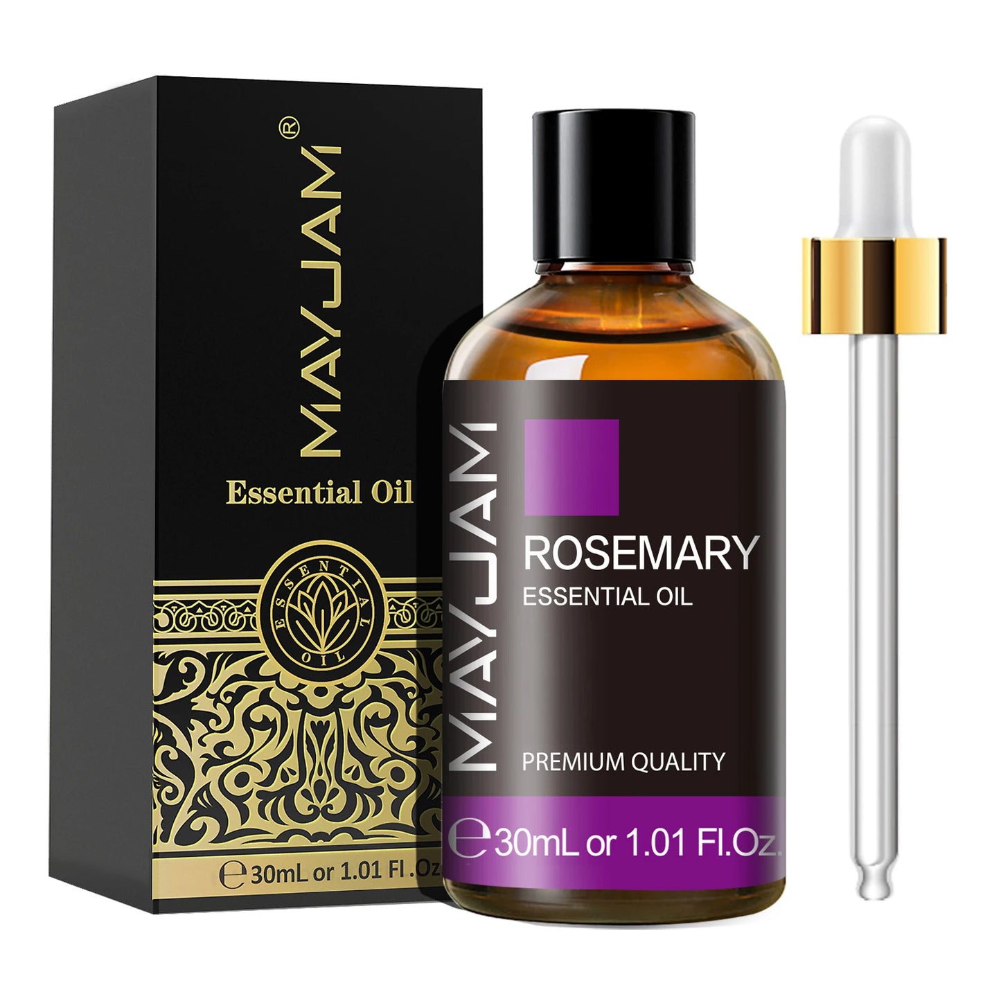 MAYJAM 30ML Essential Oil For Diffuser Lavender Eucalyptus Jasmine Vanilla Sandalwood Patchouli Lemon Rose Chamomile Aroma Oil