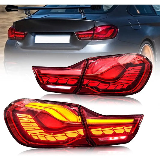 Tail Lights Compatible with 4-series BMW GTS F32 F33 F36 F82 F83 2014-2020 Sedan/Convertible/Coupe w/Sequential w/3D Dynamic