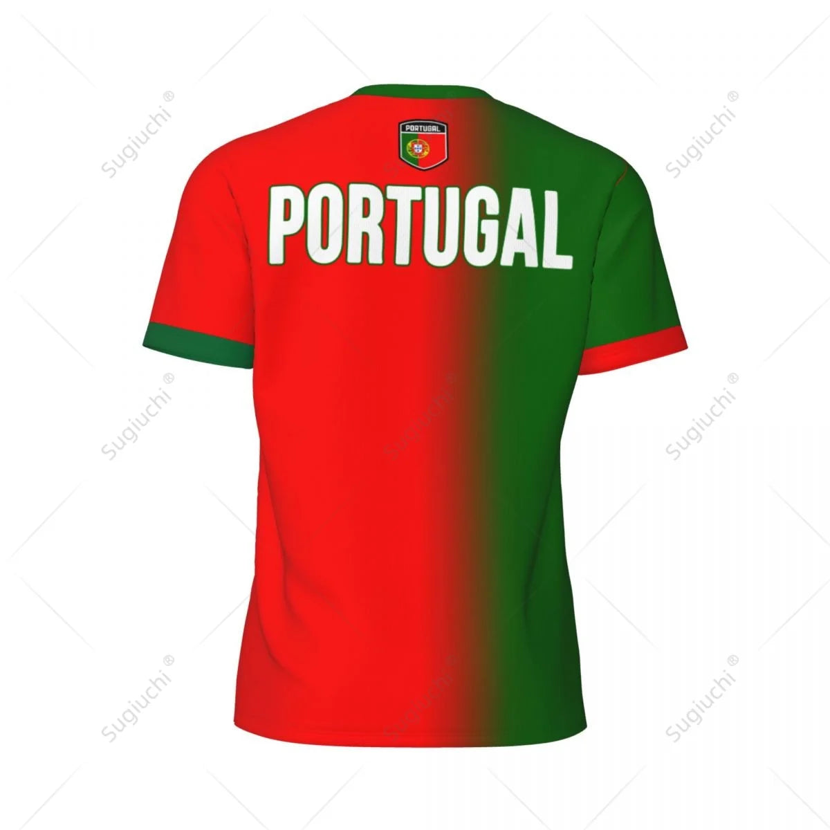 Sports Mesh T-shirt Portugal Flag For Running Bike Soccer Tennis Football Fitness Tees 3D Printed Custom shirt foot pas cher