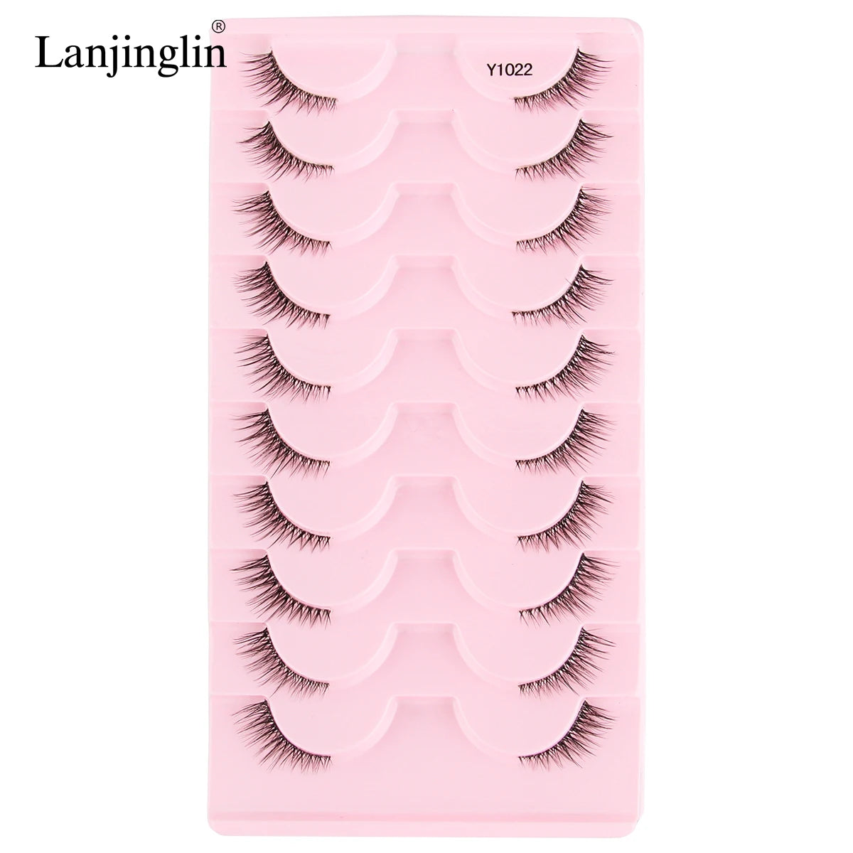 False Eyelashes 3/5/10 Pairs Half Lashes Cat Eye Natural Look Faux Cils Wispy 3d Mink Eyelashes Extension Make up Tools Cílios