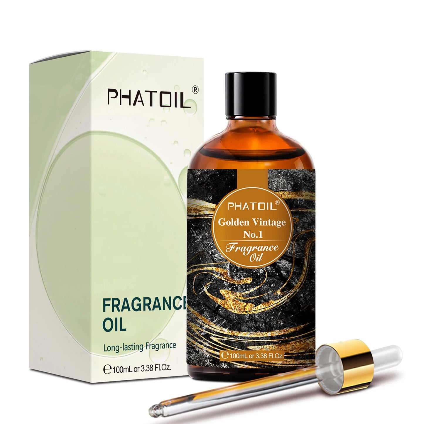 PHATOIL 100ml Fragrance Oil with Glass Dropper Fruit Carnival Almond Vanilla Warm Santal L'aube Rosa Aroma Perfume Oils For DIY