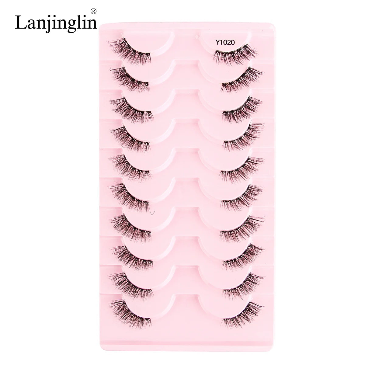 False Eyelashes 3/5/10 Pairs Half Lashes Cat Eye Natural Look Faux Cils Wispy 3d Mink Eyelashes Extension Make up Tools Cílios