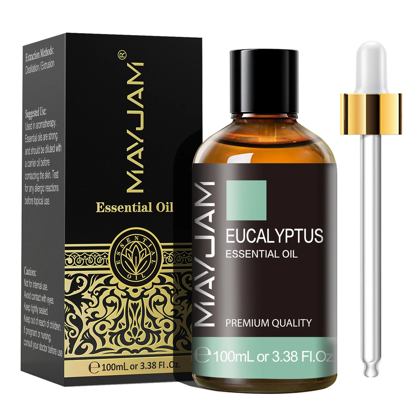 MAYJAM 1 Piece 100ML Pure Natural Plants Essential Oil For Humidifiers Aromatic Diffuser Vanilla Lavender Mint Bergamot Rose