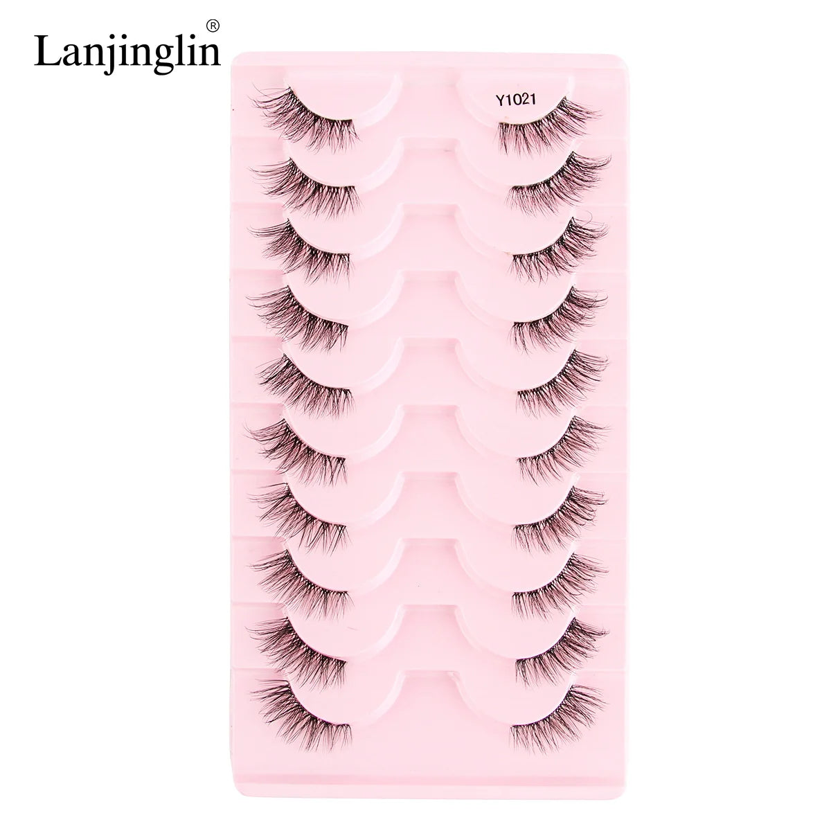 False Eyelashes 3/5/10 Pairs Half Lashes Cat Eye Natural Look Faux Cils Wispy 3d Mink Eyelashes Extension Make up Tools Cílios