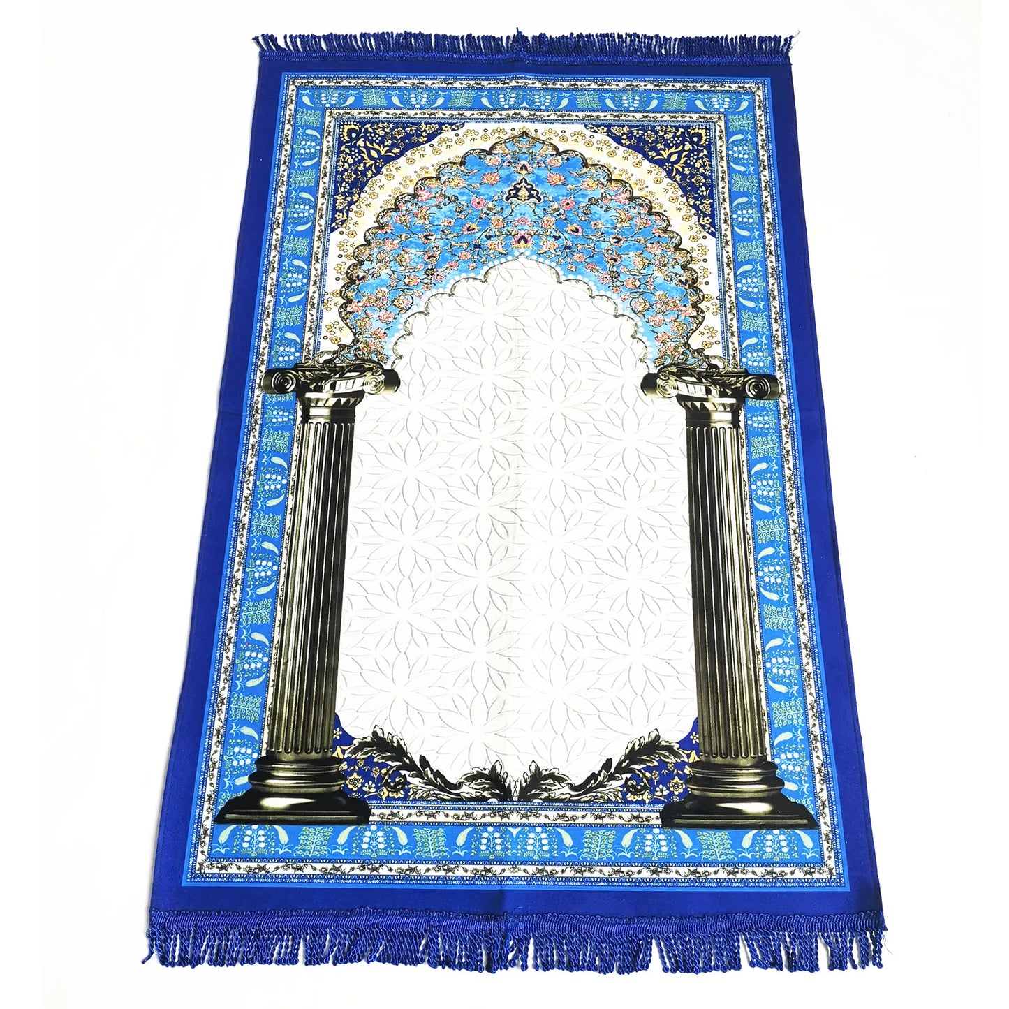 Islam Portable Prayer Rug Muslim Prayer Mat Arabic Hajji Sejadah Janamaz Tapis prière ramadan70x110cm