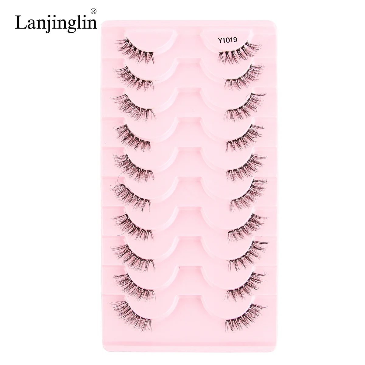 False Eyelashes 3/5/10 Pairs Half Lashes Cat Eye Natural Look Faux Cils Wispy 3d Mink Eyelashes Extension Make up Tools Cílios