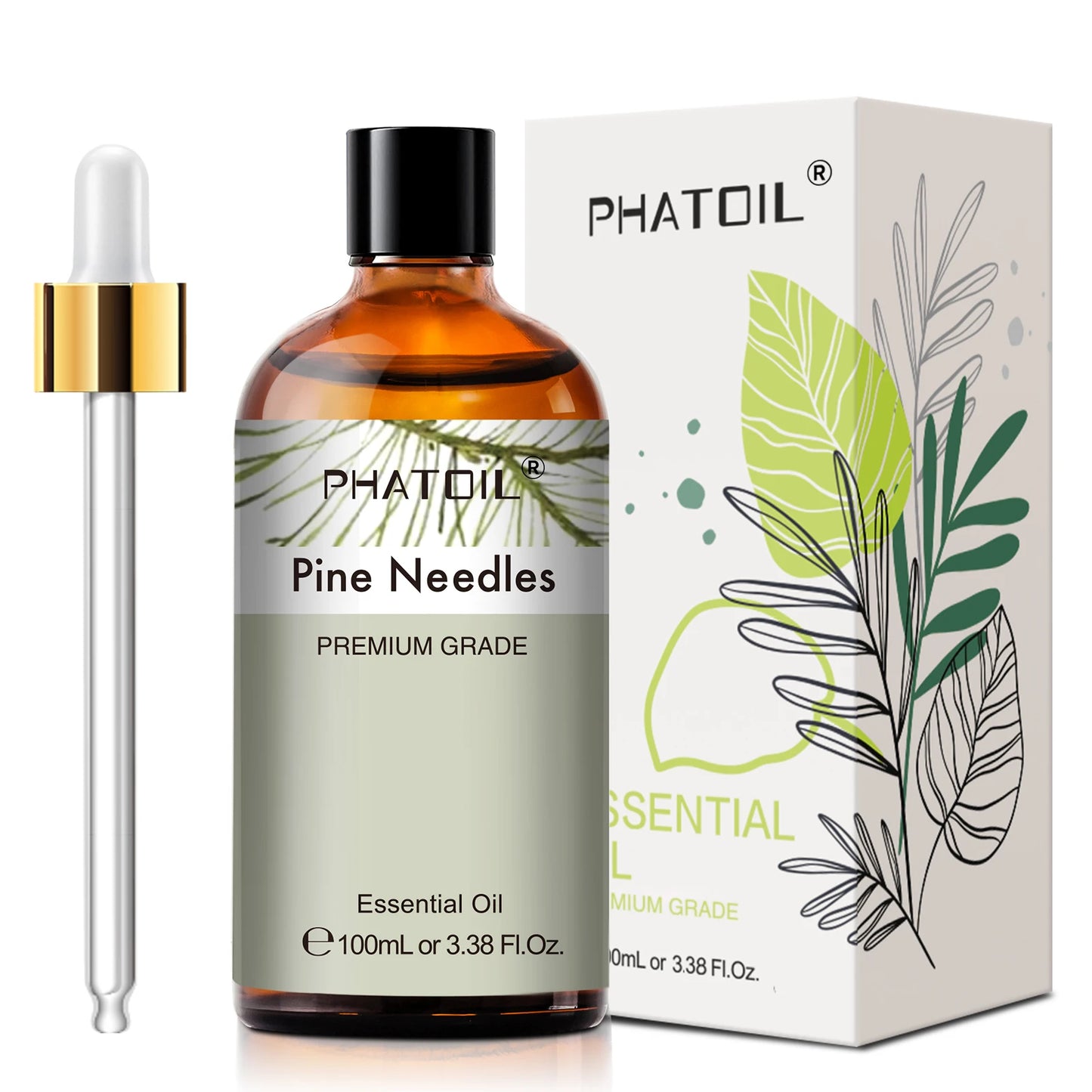 PHATOIL 100ml Essential Oils Lemon Eucalyptus Sweet Orange Cinnamon Vanilla Aroma Oils for Humidifier Diffuser Aromatherapy